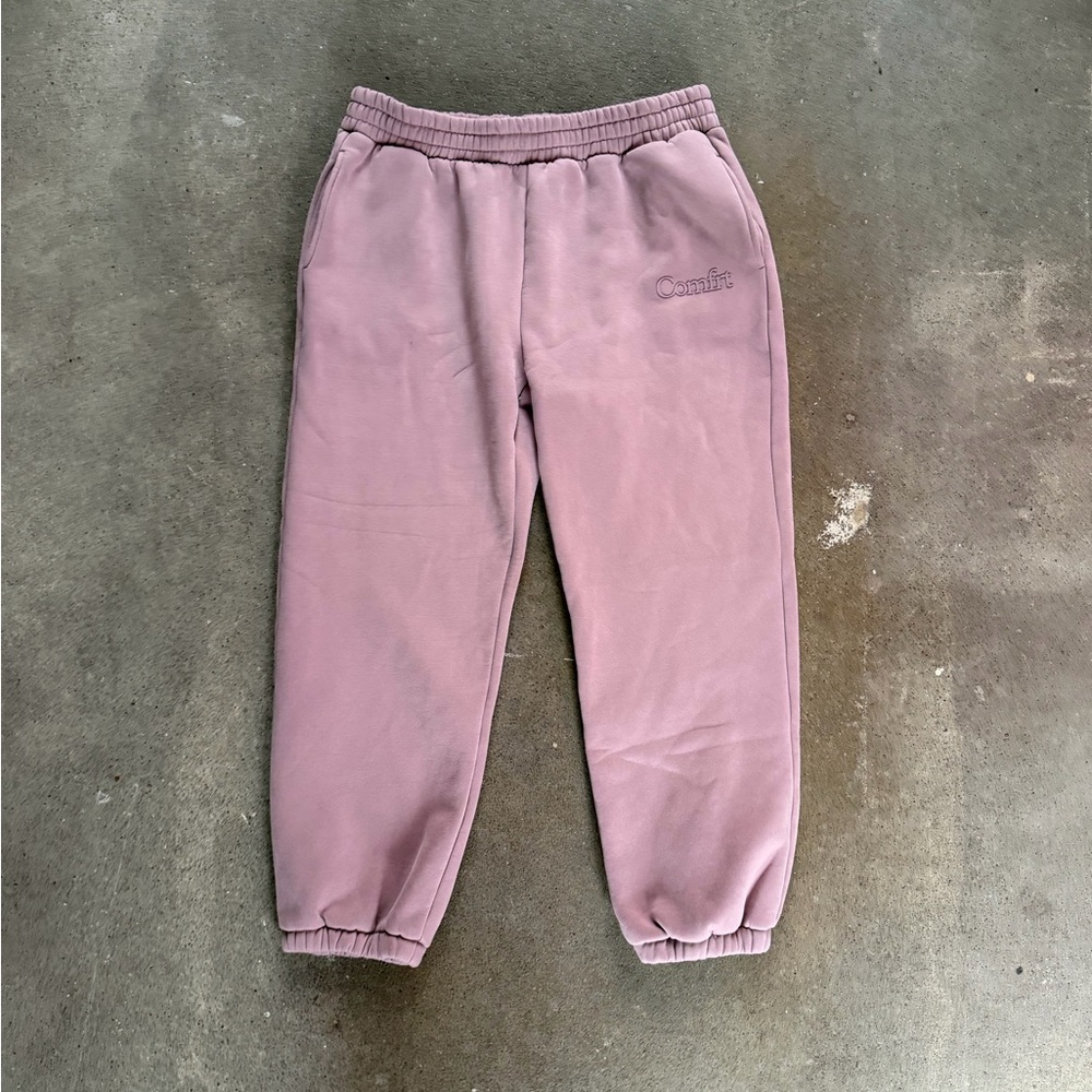 Comfrt Minimalist Sweatpants in Orchid Size 2X Loungewear Athleisure Plus Size - Picture 4 of 9